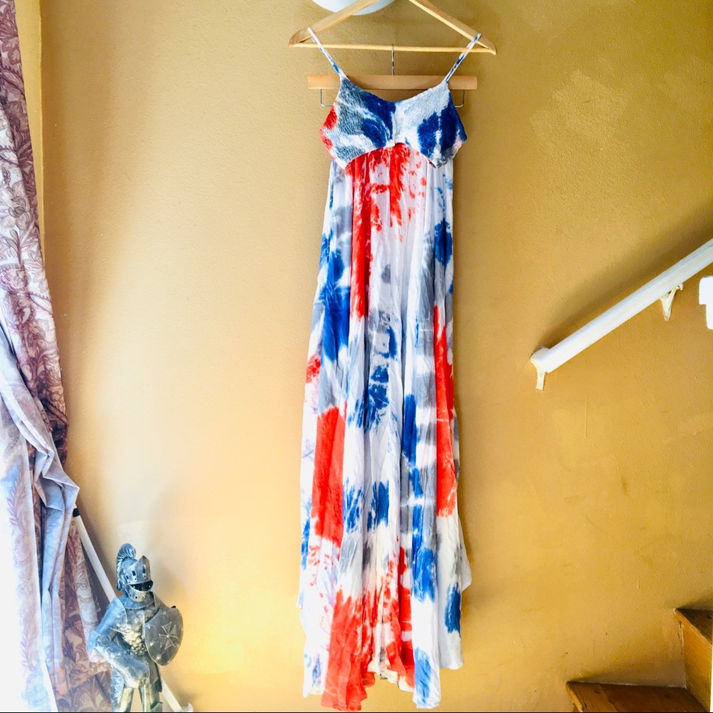 Indah Masai Print Innocence Cutaway Maxi Dress